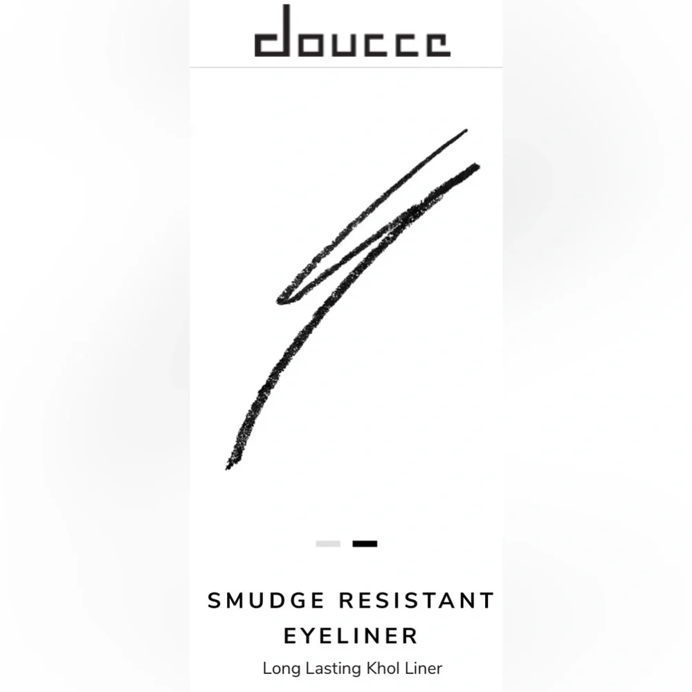 Doucce Black Smudge-Resistant Eyeliner